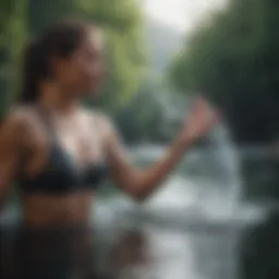 Visual representation of water to weight ratio principles