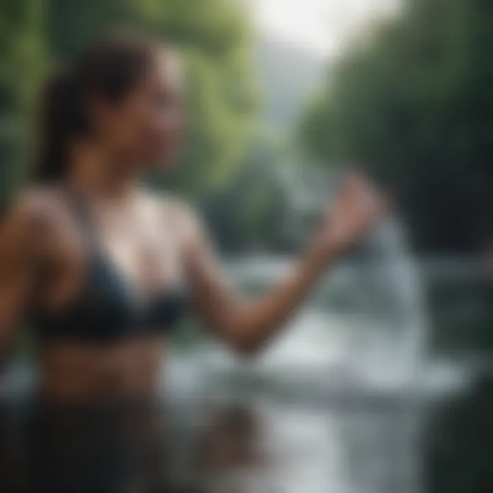Visual representation of water to weight ratio principles