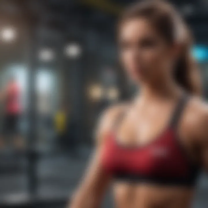 A vibrant community of diverse individuals engaging in a fitness challenge
