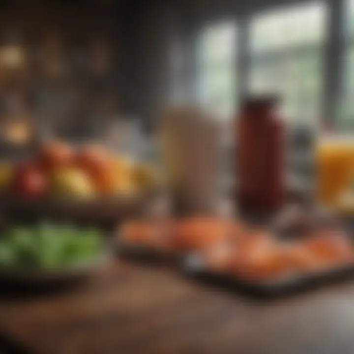 An organized meal plan highlighting the connection between nutrition and fitness