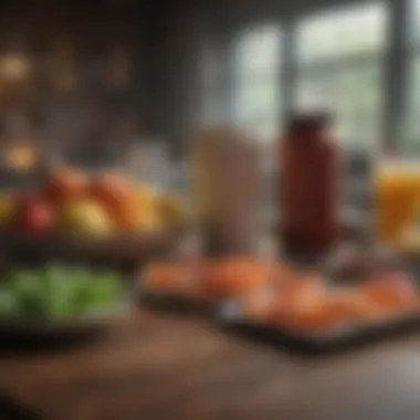 Integrating Nutrition with Fitness An organized meal plan highlighting the connection between nutrition and fitness
