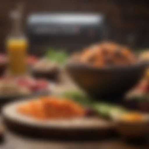 A diverse array of nutritious foods highlighting variety in a diet