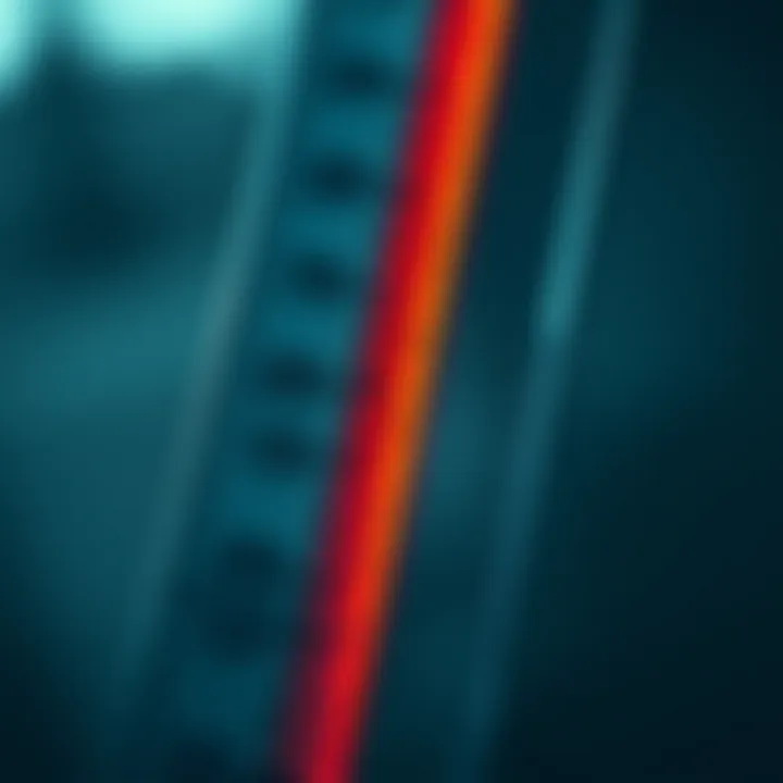 Illustration of a thermometer showing elevated body temperature.