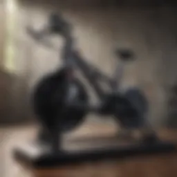 High-quality spinning bike showcasing robust construction