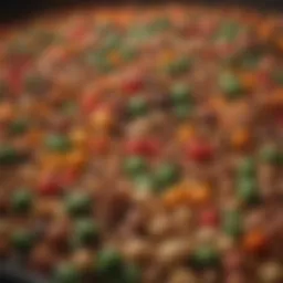 Colorful assortment of legumes known for causing gas