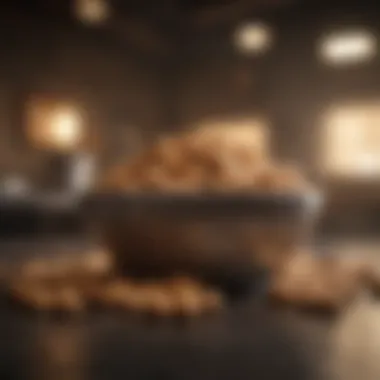 Protein-rich snacks ready for consumption