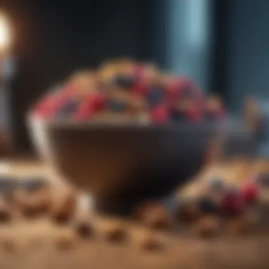 Antioxidants for Liver Support A bowl of antioxidant-rich berries and nuts