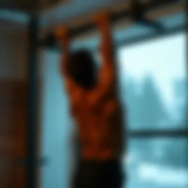 Illustration of proper installation techniques for the Hakeno pull up bar.