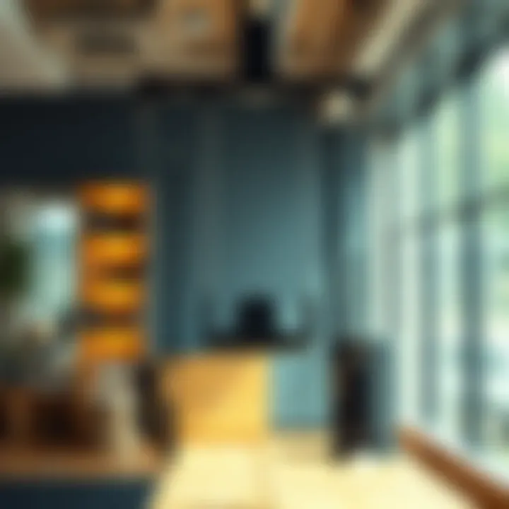 Overview of a modern hanging exercise machine in a fitness studio