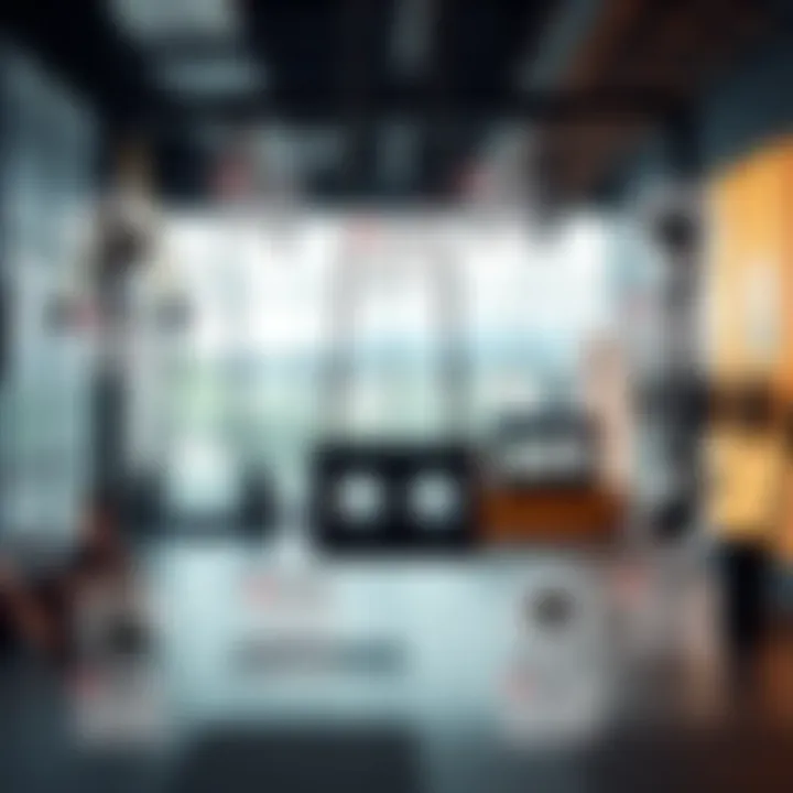 Infographic illustrating various types of hanging exercise machines