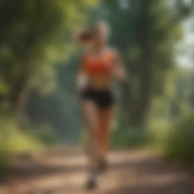 Embracing an Active Lifestyle A scenic outdoor setting encouraging physical activity and fitness.