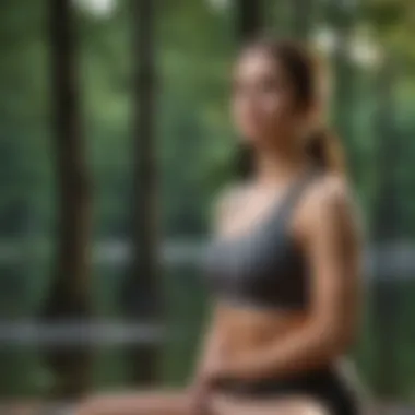 Achieving Mental Clarity for Weight Management A serene meditation space symbolizing mental wellness and balance.
