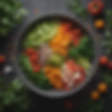 Vibrant Vegetable Medley for Weight Loss Colorful vegetable medley served in a bowl
