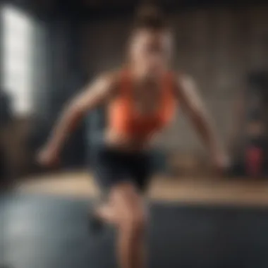 Dynamic HIIT Training at Home High-Intensity Interval Training session at home