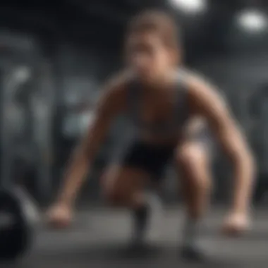 Combined Workout for Fitness Enthusiasts Fitness enthusiast performing combined workout