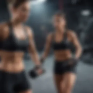 Integration of HIIT and Weight Training Illustration of HIIT and weight training integration