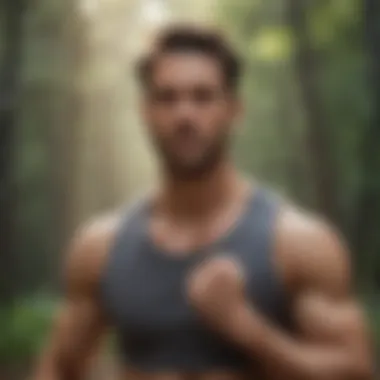 Physical Activity for Enhancing Fertility Man exercising outdoors to promote wellness