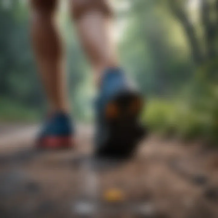Footwear designed for running