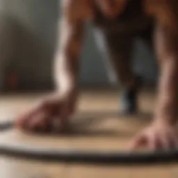 Stretching exercises with elastic band