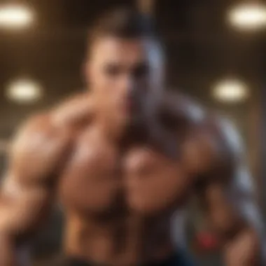 Engaging in Community Support through Apps A community forum within a muscle building app encouraging user interaction