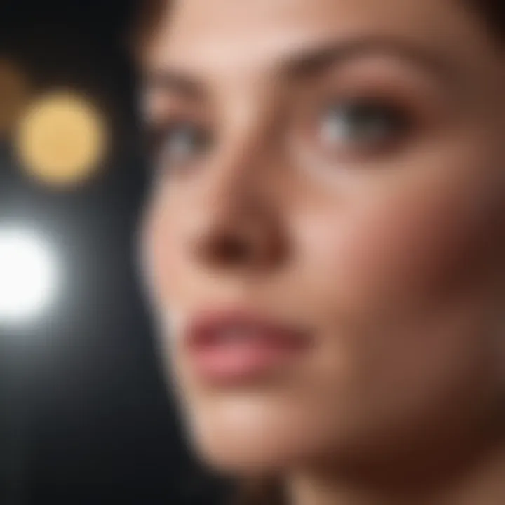 Innovative skincare treatments displayed in a clinical setting