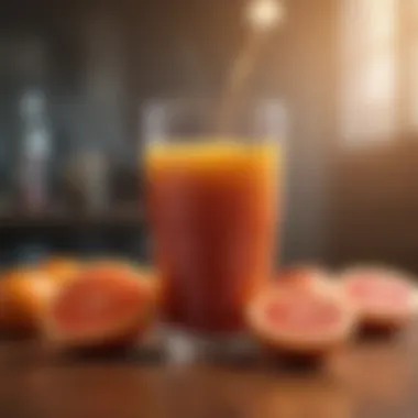 Juices and Their Health Benefits An infographic illustrating the health benefits of certain juices