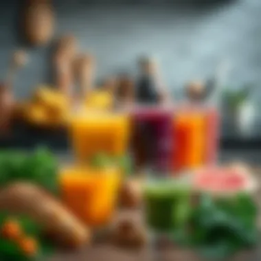 Incorporating Juicing into Daily Life Healthy lifestyle choices with juices