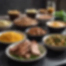 Assorted keto-friendly meal options from Walmart