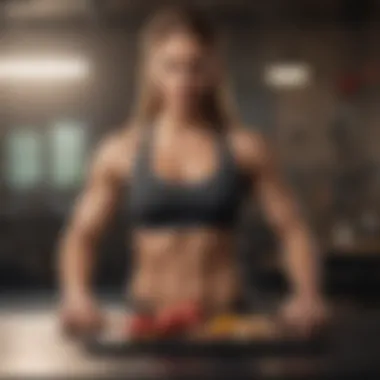 Optimal Portion Control for Gains Visual representation of portion sizes ideal for muscle gain