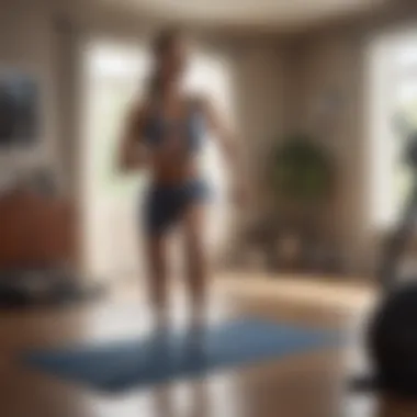 Variety of Low Impact Cardio Exercises A diverse range of low impact cardio exercises displayed in a visually appealing manner.