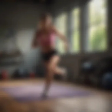 Promoting Wellness Through Cardio A peaceful home atmosphere promoting wellness through low impact cardio.