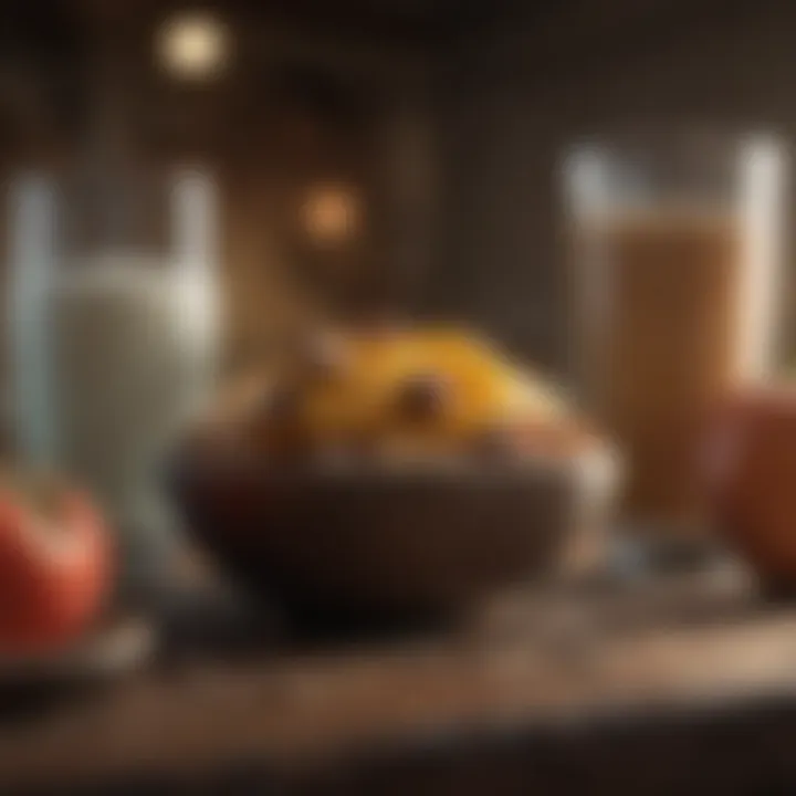 Macronutrient breakdown visualization