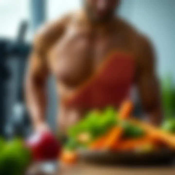 Graph illustrating the role of macronutrients in fat loss