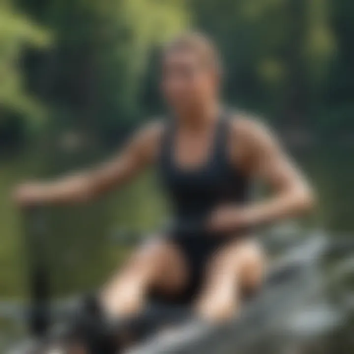 Illustration of common rowing mistakes that cause back pain