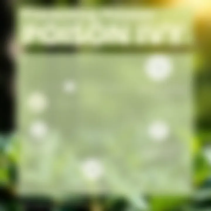 Preventing Poison Ivy Exposure: Key Measures An infographic illustrating prevention measures against poison ivy exposure