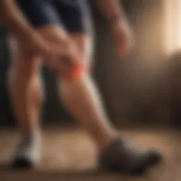 Illustration depicting various causes of leg pain