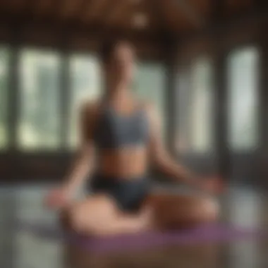 Flow into Flexibility: Yoga for Beginners A peaceful yoga session emphasizing flexibility