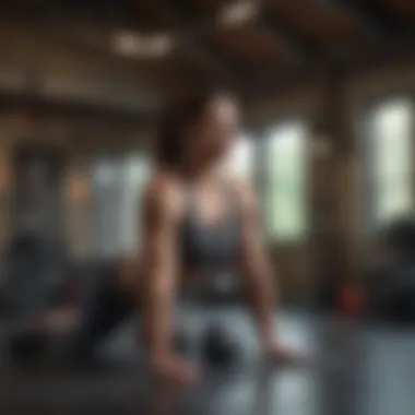 Strength Training: Building Your Foundation at Home A cozy indoor space for strength training exercises