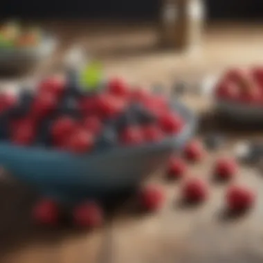 Heart-healthy Mixed Berries Bowl of mixed berries promoting heart health
