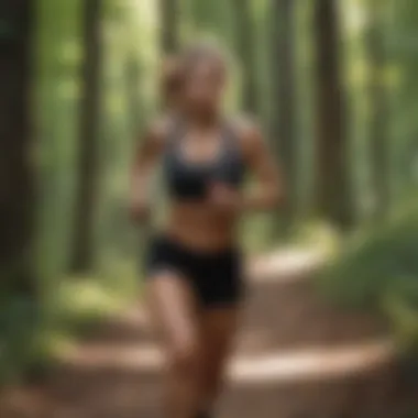 Engaging in Physical Activity in Nature Outdoor workout scene featuring diverse exercise activities