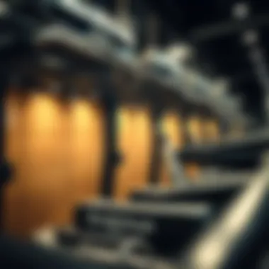 Close-up of NordicTrack Vault's innovative storage solutions