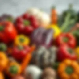 A vibrant assortment of colorful vegetables showcasing their nutritional benefits.