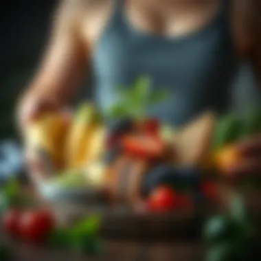 Visual representation of macronutrient balance