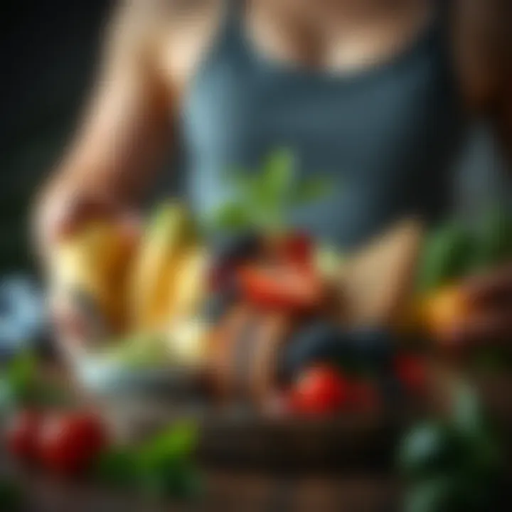 Visual representation of macronutrient balance
