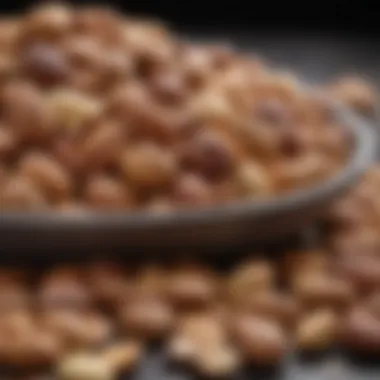 Detailed breakdown of macronutrients in various nuts