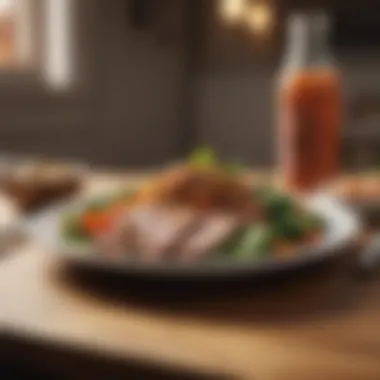 Healthy Protein Choices for Diet An elegant plate featuring lean protein sources