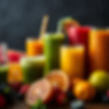 Nutrient-Rich Elixirs: The Benefits of Fruit Juices Vibrant array of freshly squeezed fruit juices