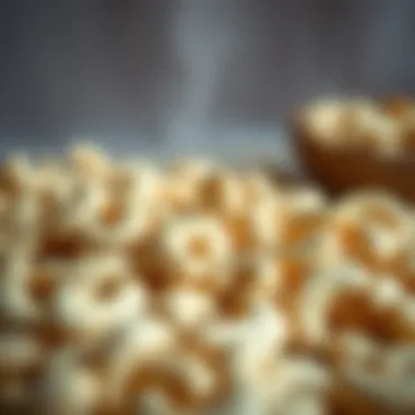 A vibrant display of cashews illustrating their creamy texture.