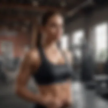 Motivational Fitness Environment Motivational fitness environment with inspiring elements