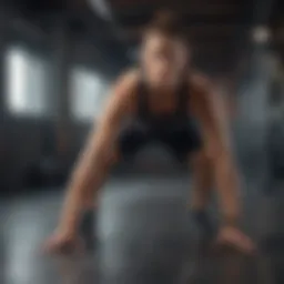 Dynamic stretching session in a serene environment